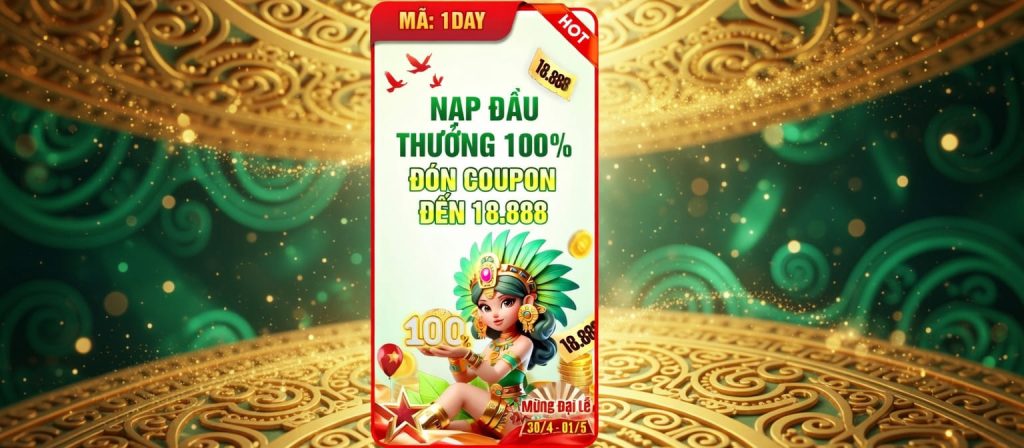 Nạp đầu thưởng 100%